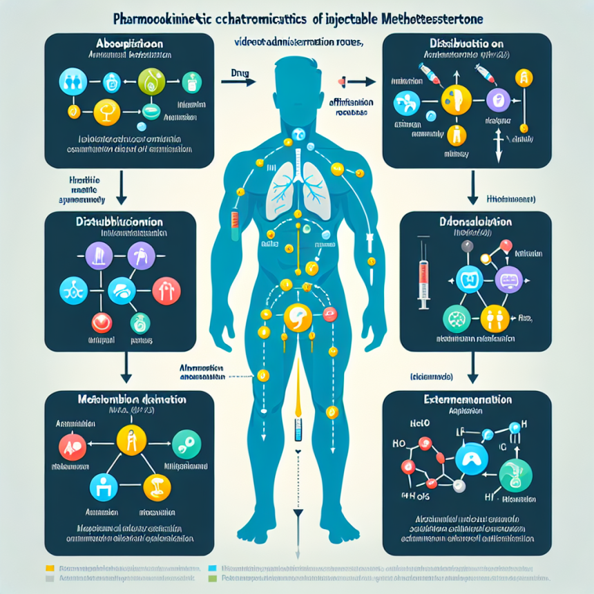 Caractéristiques pharmacocinétiques Méthyltestostérone injectable avec différentes voies d'administration