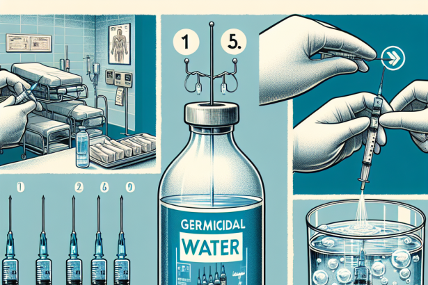 Comment Eau Germicide contribue à maintenir la stérilité des seringues réutilisables