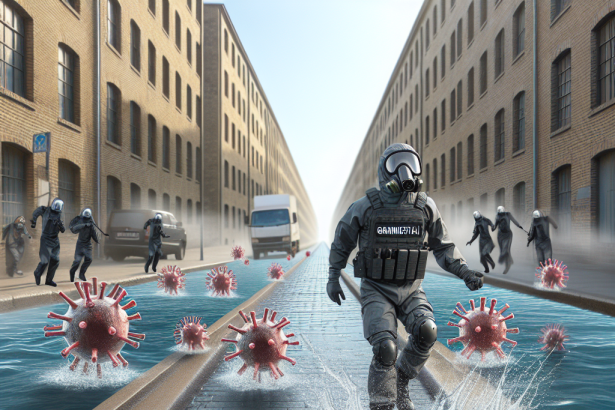 Effet de l'Eau germicide sur les revêtements antidérapants