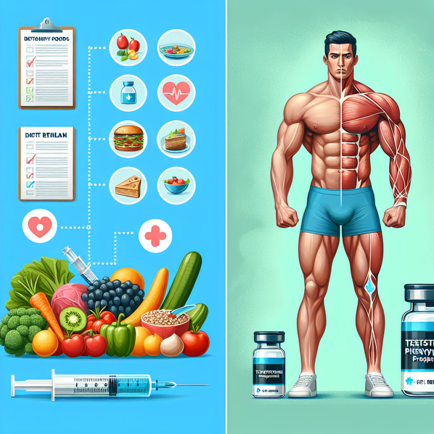 Caractéristiques de l'utilisation du phénylpropionate de testostérone en association avec un régime alimentaire