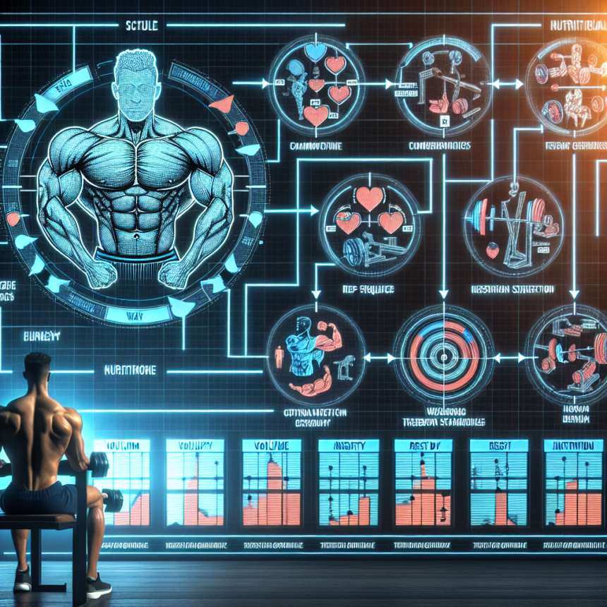 Caractéristiques du programme d'entraînement pendant un cycle de mélange de trenbolone