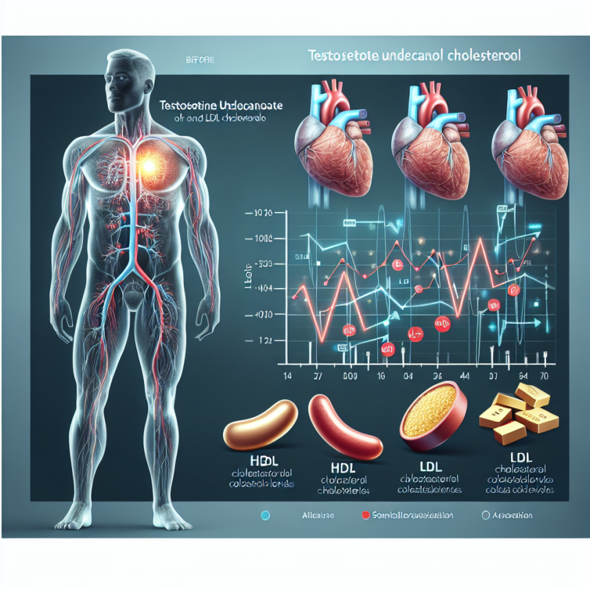 Effet de l'undécanoate de testostérone sur les taux de cholestérol HDL et LDL