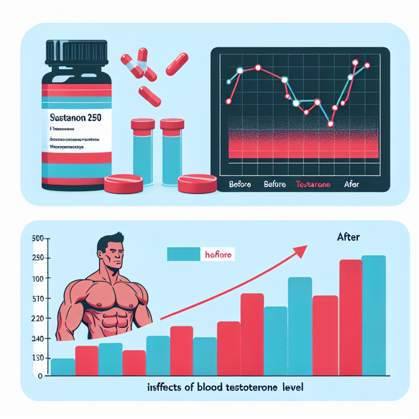 Effet de Sustanon 250 sur le taux de testostérone dans le sang