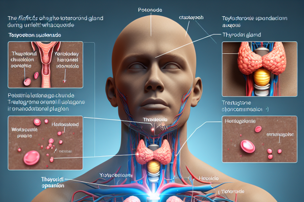 Effets sur la glande thyroïde lors d'un traitement par Testosterone Suspension (Aqueuse)
