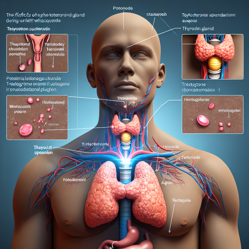 Effets sur la glande thyroïde lors d'un traitement par Testosterone Suspension (Aqueuse)