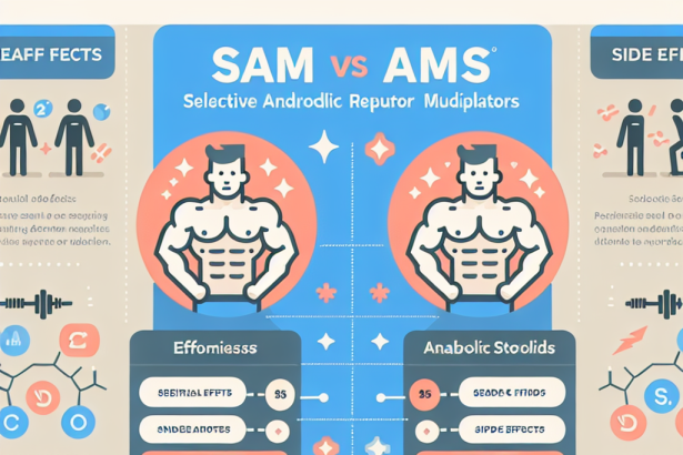 Efficacité des SARM comparée aux stéroïdes anabolisants