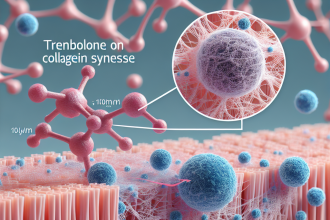 Influence de la trenbolone sur la synthèse du collagène