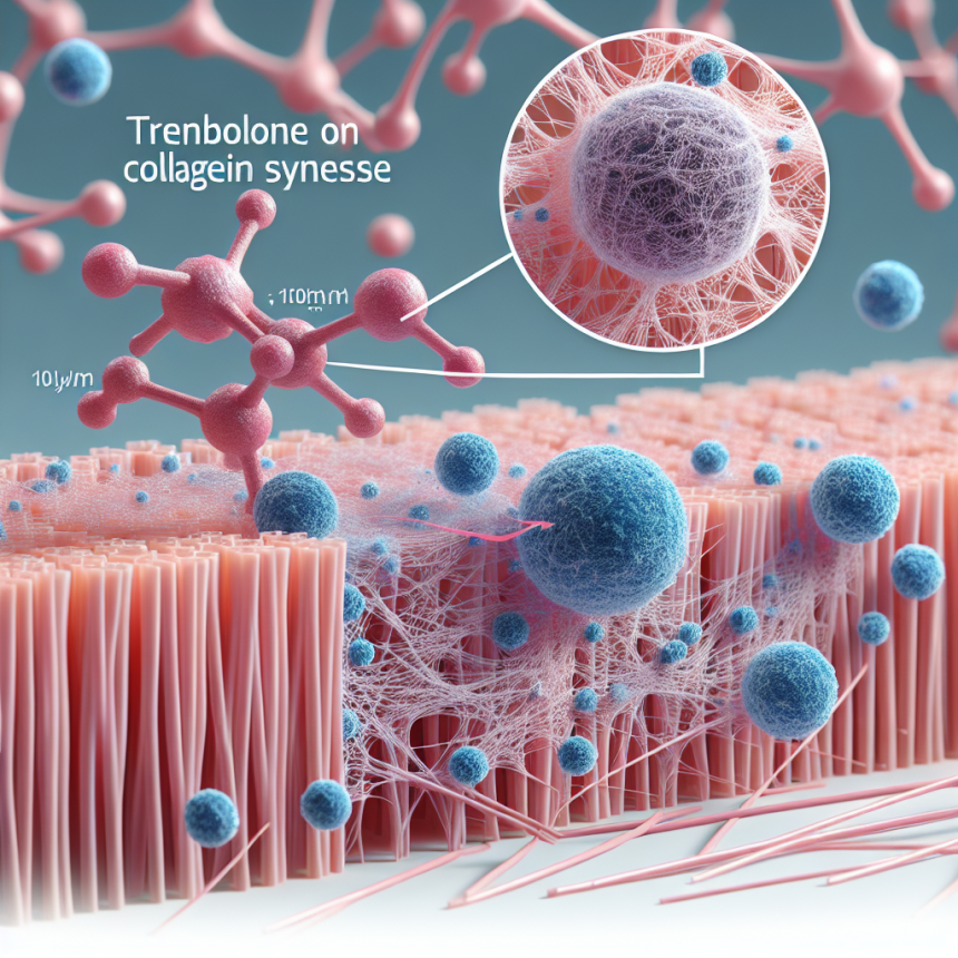 Influence de la trenbolone sur la synthèse du collagène