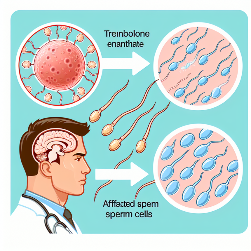 Qualité du sperme et changements possibles avec l'Enanthate de trenbolone