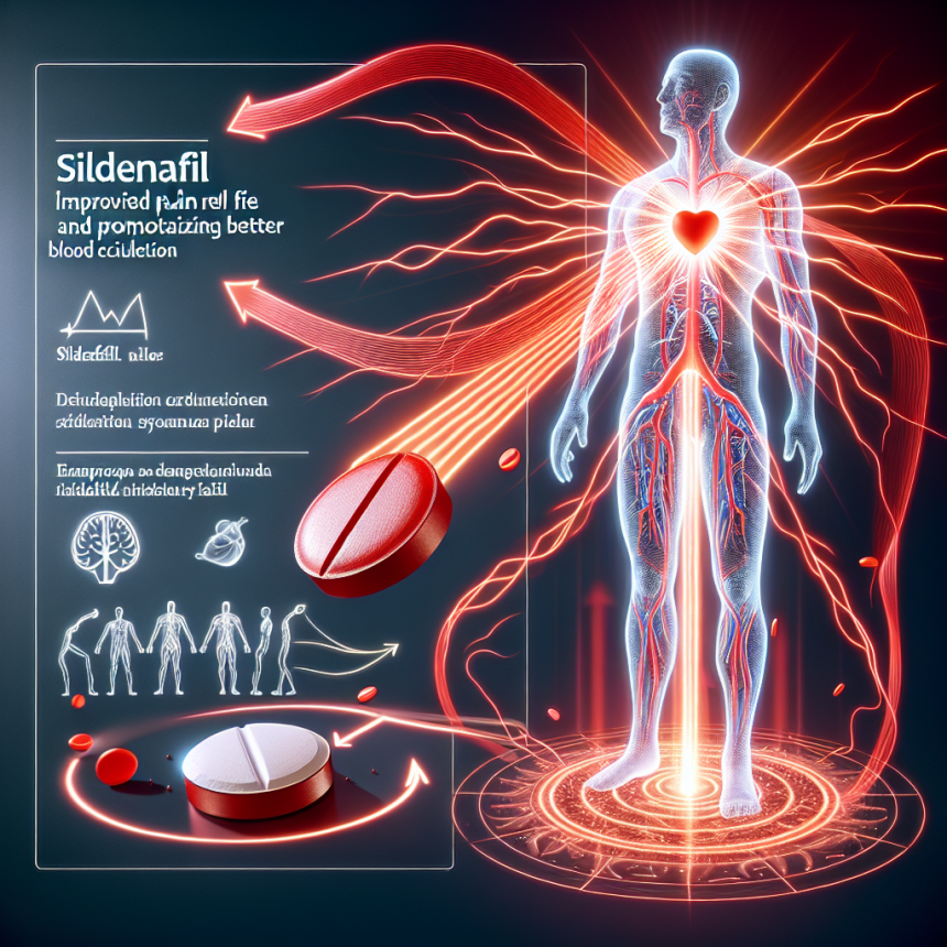 Sildénafil et amélioration du soulagement de la douleur pour une meilleure circulation sanguine