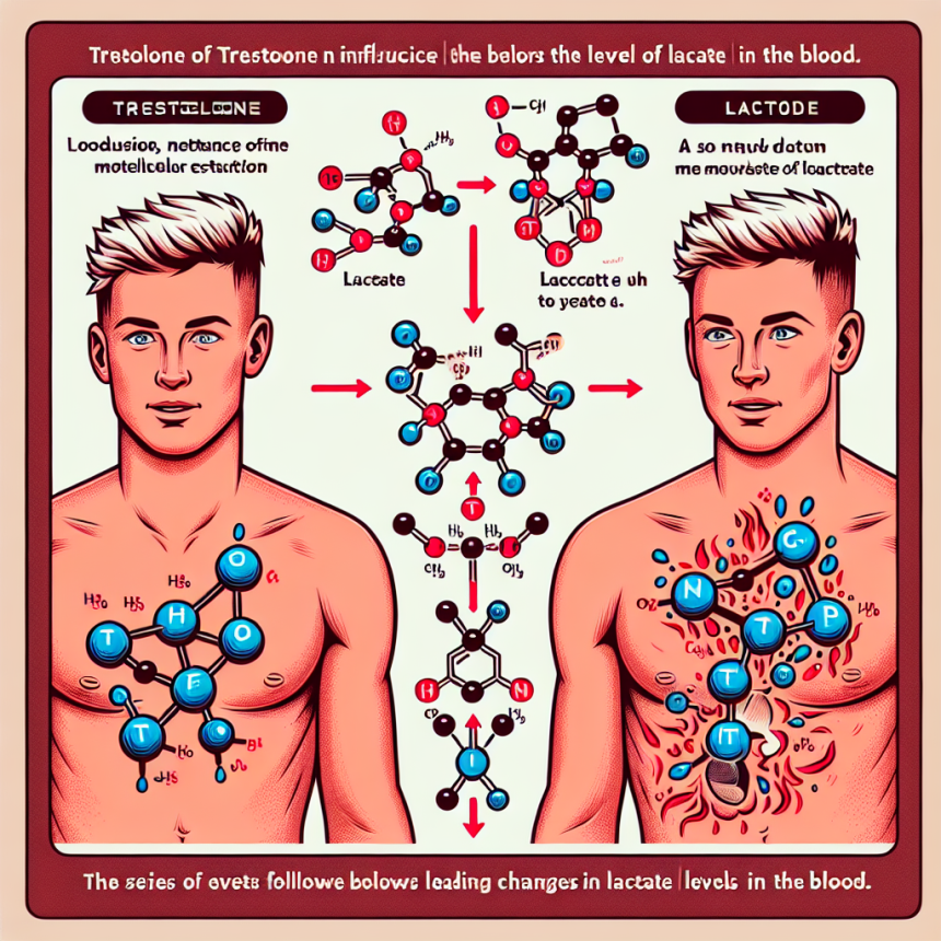 Comment la Trestolone peut-elle influencer le taux de lactate dans le sang ?