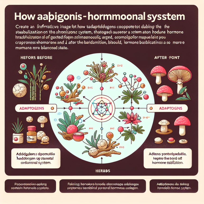 Comment les adaptogènes contribuent à la stabilisation du système hormonal global