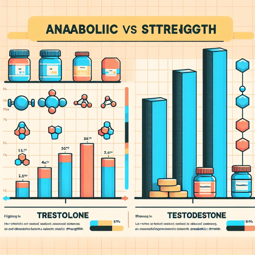 Comparaison de la Trestolone et de la testostérone en termes de force anabolique