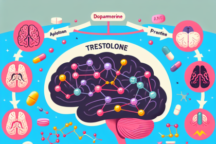 L'effet de la tréstolone sur la production de dopamine ?