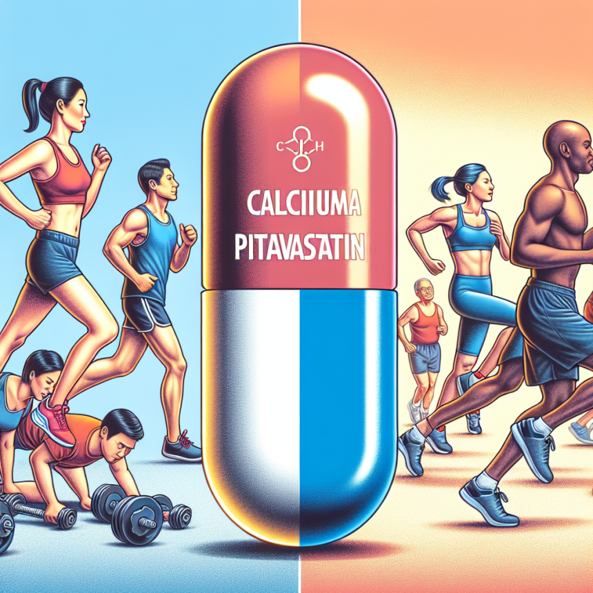 Pitavastatine calcique vs. approche sans médicament dans le sport