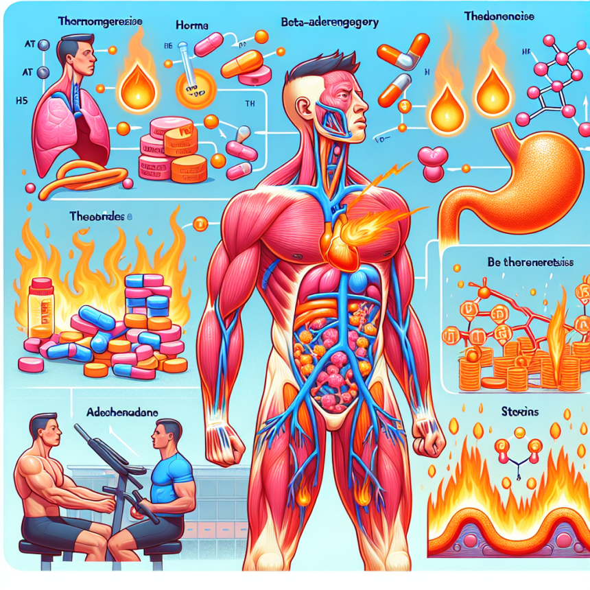 Stéroïdes et activité thermogénique via les mécanismes β-adrénergiques