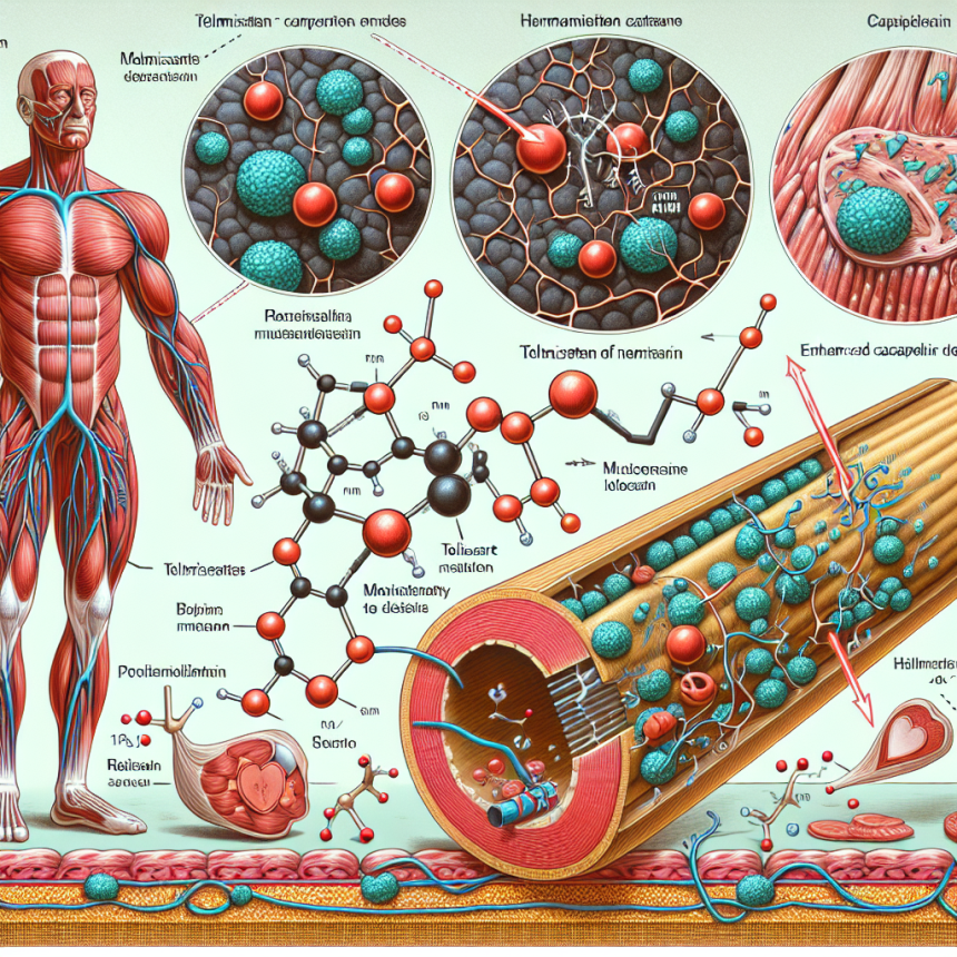 Telmisartan et son rôle dans l'augmentation de la densité capillaire musculaire