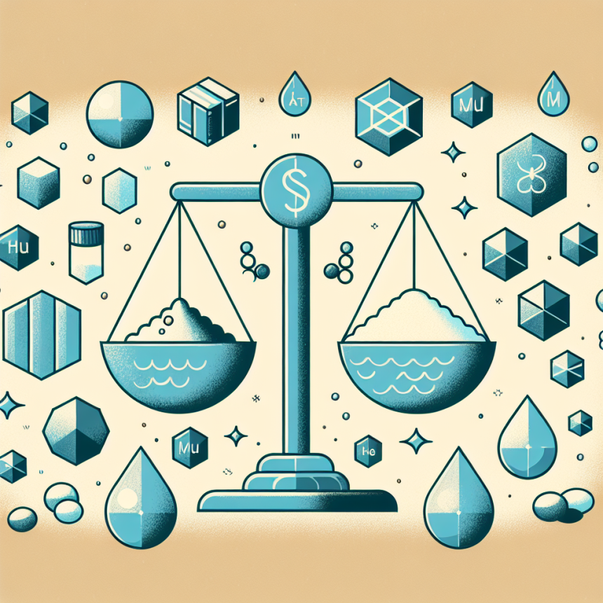 Utilisation de minéraux pour stabiliser l'équilibre eau-sel