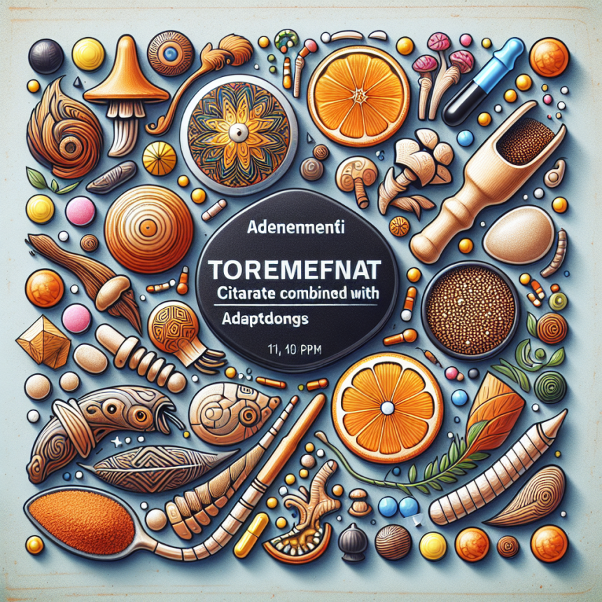 Citrate de torémifène en association avec des adaptogènes